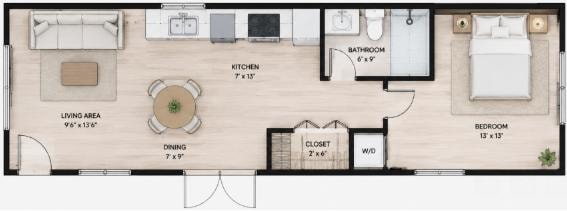 The Haven floor plan drawing