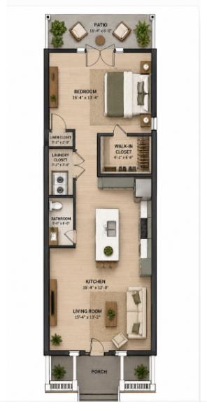 The Laurel floor plan drawing