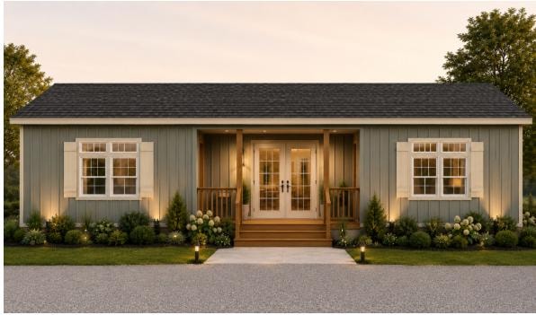 The Magnolia — Crafted Backyard Home exterior rendering